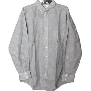 Burberrys long sleeve button down dress shirt size 17-34 100% cotton XL men